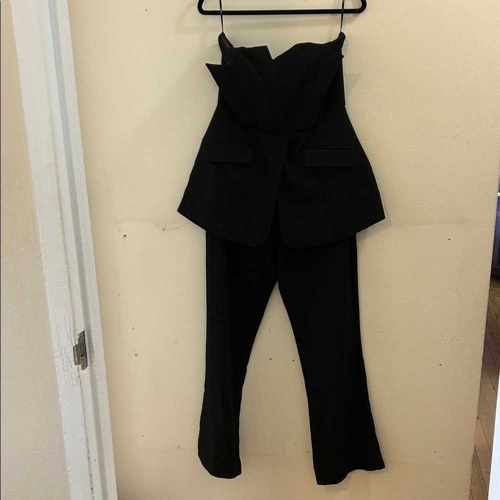 Forever 21 Black Flare Jumpsuit